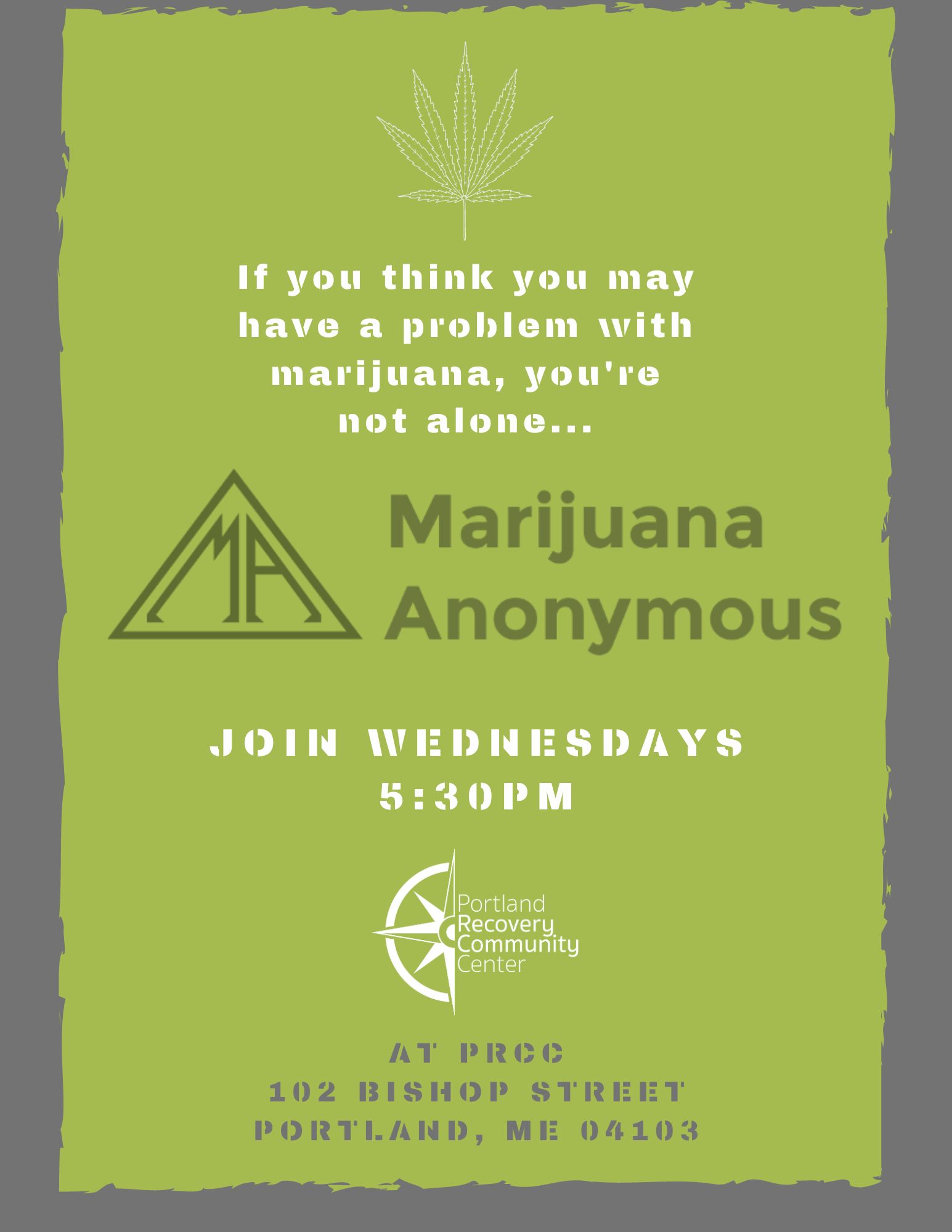 Marijuana Anonymous - Portland Recovery
